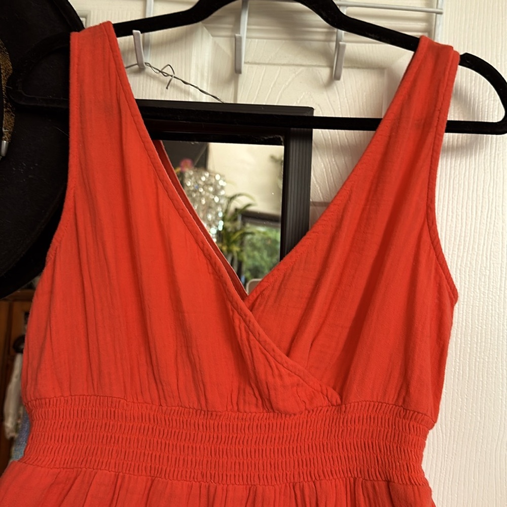 NWTS! Universal Thread Summery Twisted Cotton Dress in Tea Length - Picture 2 of 5